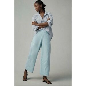 Anthropologie Light Blue Wide Leg Pants